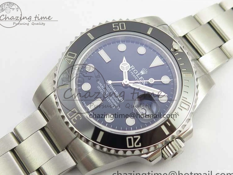 MiroTime 0119 Timeless Submariner 116610 LN Black Ceramic ZZF 904L 1:1 Best Edition on SS Bracelet A 3236